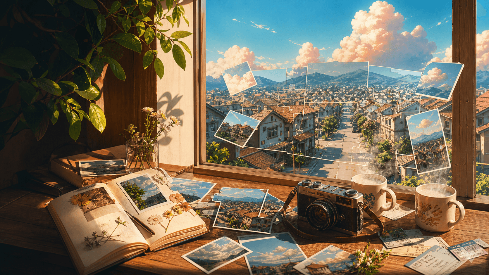 Summer Time Diary - Tile Puzzle official game artwork