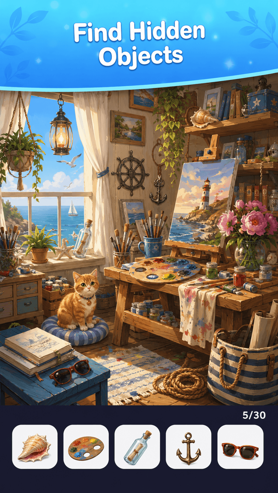 Find Me: Hidden Objects Puzzle gameplay screenshot 1