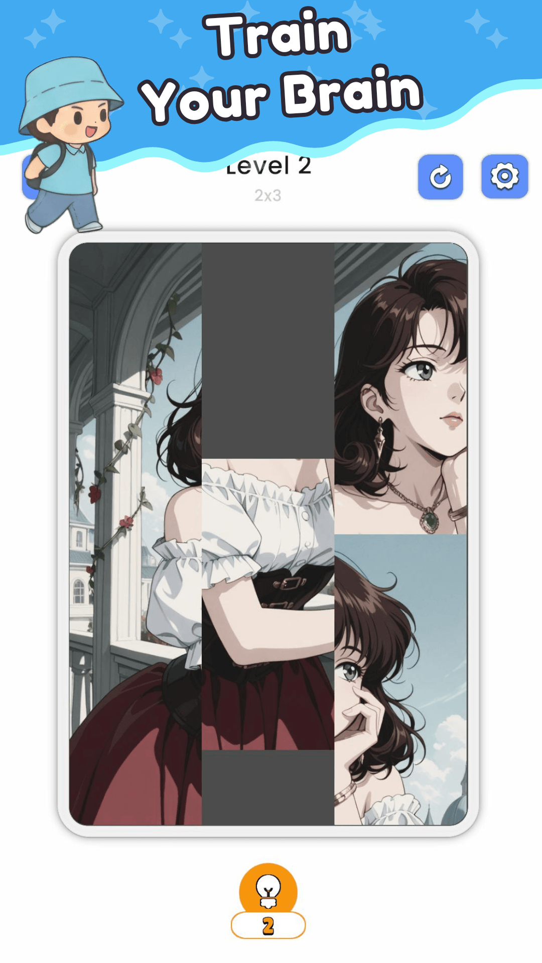 Summer Time Diary - Tile Puzzle gameplay screenshot 5