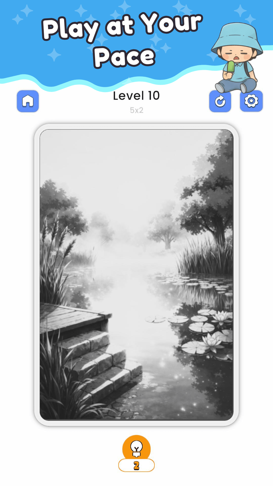 Summer Time Diary - Tile Puzzle gameplay screenshot 7